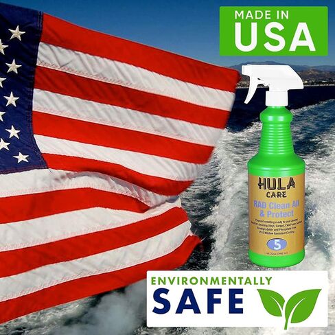 Hula Boat Care RAD Clean All & Protect | Ready To Use All Purpose Boat Cleaning Spray (32OZ) in Saudi Arabia