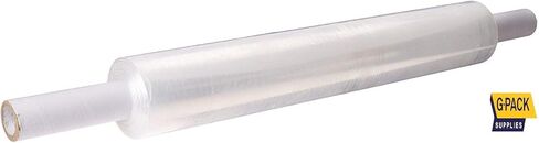 Gpack 20 بوصة × 1100 قدم لفة واحدة - غلاف نقل وتغليف سميك بقياس 65. قوة صناعية، غلاف من البلاستيك الشفاف مع مقبض مثالي للأثاث والصناديق، (20 بوصة × 1100 قدم 65 مقياس) in Kuwait