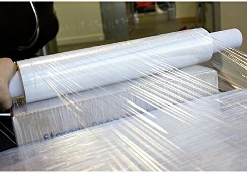 Gpack 20" x 1100 FT 1 Roll – 65 Gauge Thick Stretch Moving & Packing Wrap. Industrial Strength, Clear Plastic Pallet Shrink Wrap with Handle Ideal for Furniture, Boxes, (20inch x1100Ft 65Gauge) in Saudi Arabia
