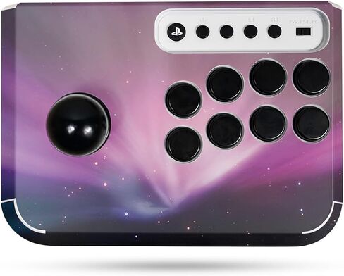 Gaming Skin Compatible with Hori Fighting Stick Mini (PS5, PS4, PC) - Spaced Out - Premium 3M Vinyl Protective Wrap Decal Cover - Easy to Apply | Crafted in The USA by MightySkins in Saudi Arabia