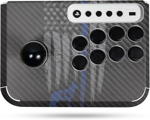 Gaming Skin Compatible with Hori Fighting Stick Mini (PS5, PS4, PC) - Spaced Out - Premium 3M Vinyl Protective Wrap Decal Cover - Easy to Apply | Crafted in The USA by MightySkins in Saudi Arabia