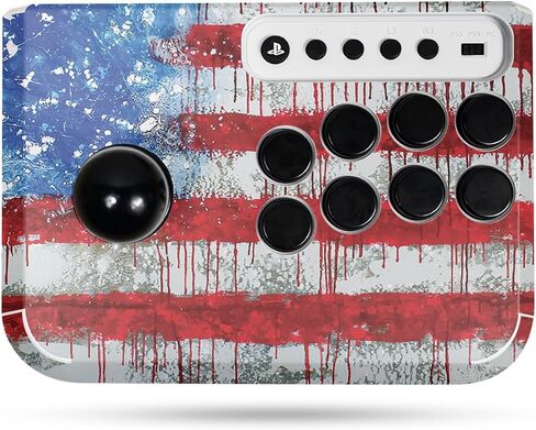 Gaming Skin Compatible with Hori Fighting Stick Mini (PS5, PS4, PC) - Spaced Out - Premium 3M Vinyl Protective Wrap Decal Cover - Easy to Apply | Crafted in The USA by MightySkins in Saudi Arabia