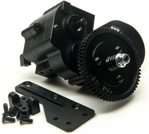 Que-T 2 Speed Aluminum Transfer Case Gearbox for 1/10 AX2 Axial Wraith & SCX10/Honcho RC Car in Saudi Arabia