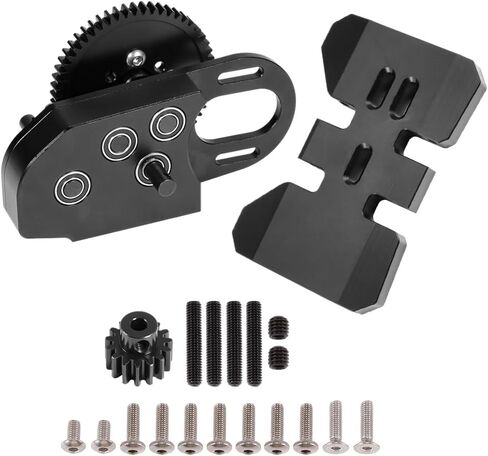 yoeannity 1/10 Transmission Scx10 RC Crawler Transmission Scx10 II Transmission LCG Chassis Transmission 2Low Transmission Overdrive Gearbox with Overdrive Gear for 1/10 RC Crawler SCX10 II (Red) in Saudi Arabia
