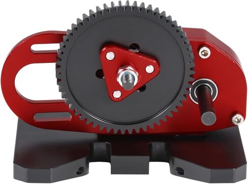 yoeannity 1/10 Transmission Scx10 RC Crawler Transmission Scx10 II Transmission LCG Chassis Transmission 2Low Transmission Overdrive Gearbox with Overdrive Gear for 1/10 RC Crawler SCX10 II (Red) in Saudi Arabia