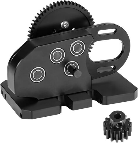 yoeannity 1/10 Transmission Scx10 RC Crawler Transmission Scx10 II Transmission LCG Chassis Transmission 2Low Transmission Overdrive Gearbox with Overdrive Gear for 1/10 RC Crawler SCX10 II (Red) in Saudi Arabia
