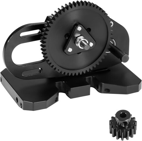 yoeannity 1/10 Transmission Scx10 RC Crawler Transmission Scx10 II Transmission LCG Chassis Transmission 2Low Transmission Overdrive Gearbox with Overdrive Gear for 1/10 RC Crawler SCX10 II (Red) in Saudi Arabia