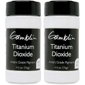 Gamblin Dry Pigment Color: Titanium Dioxide, Size: 4 fl. oz. in Kuwait