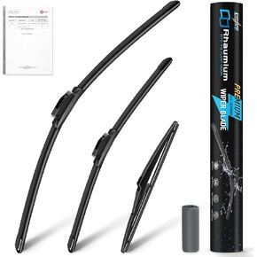 Pack of 3 Wiper Blades 26"+20"+12"; Lab Tested 500K Endurance & High/Low Temp; Optimized Pressure; Specific for Toyota Highlander 2008-2019, Lexus GX460 2010-2023 in Saudi Arabia