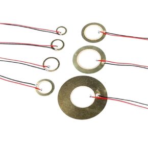 10pcs Piezoelectric Piezo Ceramic Wafer Plate Sounder Sensor Dia 12MM/15MM/18MM/20MM/27MM/35MM/50MM for Buzzer Loudspeaker(10pcs 35MM) in Saudi Arabia