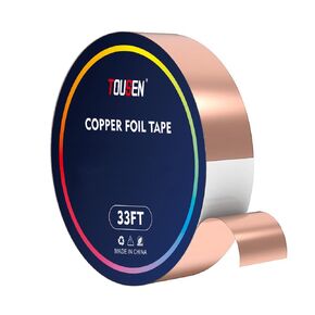 0.05mm x 1" x 33FT JC-ST90 Double Conductive Copper Foil Tape – EMI Shielding, 99.95% Purity for Circuits & Static Control in Saudi Arabia