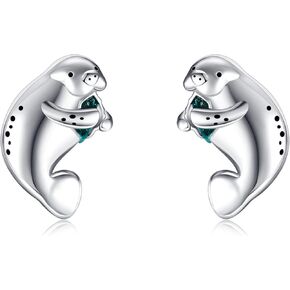 Jellyfish Earrings 925 Sterling Silver Jellyfish Jewelry Dangle Earrings Present for Women in Kuwait