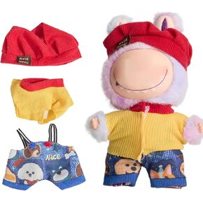 Clothes for 17cm(NO Doll),, Cute Clothes Set for Lububu 17cm Doll,Cute Dolls Outfit Accessories for Girls Boys Collectors in Kuwait