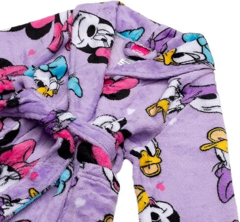 Disney Girls' 3-Piece Bathrobe & Loose-fit Pajama Set, Soft & Cute for Kids in Saudi Arabia