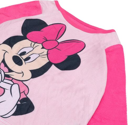 Disney Girls' 3-Piece Bathrobe & Loose-fit Pajama Set, Soft & Cute for Kids in Saudi Arabia