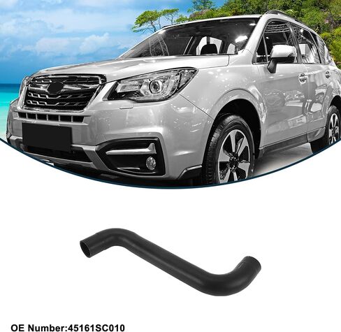ACROPIX Radiator Hose Heater Hose No.45161SC010 for Subaru Forester 2.5L 2011-2018 Rubber Upper Hose Black 1 Pc in Saudi Arabia