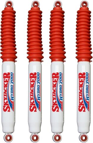 Set of Hydro 7000 Series Front & Rear Hydraulic Action Shocks fits 1973 1991 K5 Blazer Jimmy Suburban 4WD with 9-12" Front & Rear Lift | Durable Construction | Velocity-Sensitive Valving in Saudi Arabia