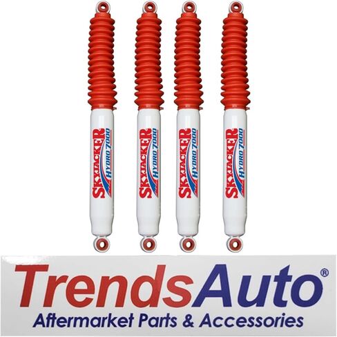 Set of Hydro 7000 Series Front & Rear Hydraulic Action Shocks fits 1973 1991 K5 Blazer Jimmy Suburban 4WD with 9-12" Front & Rear Lift | Durable Construction | Velocity-Sensitive Valving in Saudi Arabia