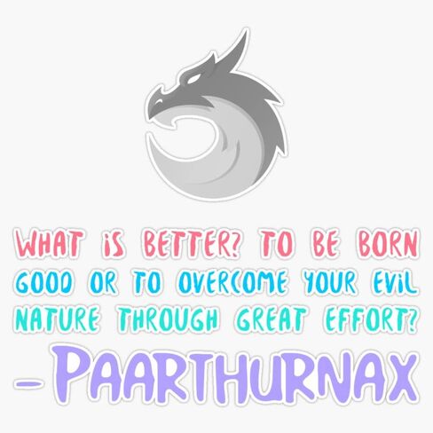 MAGNET Paarthurnax Dragon Quote Skyrim Magnet Vinyl Magnetic Sticker Size 5" in Saudi Arabia