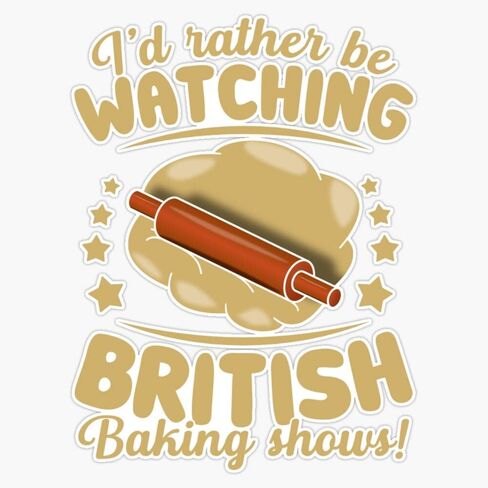 MAGNET Great British Baking Shows Gifts Magnet Vinyl Magnetic Sticker Size 5" in Saudi Arabia