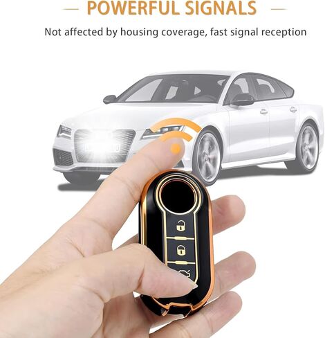 Shell Cover Compatible with Fiat 500 Panda Punto Bravo Doblo Peugeot Boxer Citroen Relay for Ducato Lancia Key Cover(Aftermarket Accessory, Not OEM) in Saudi Arabia