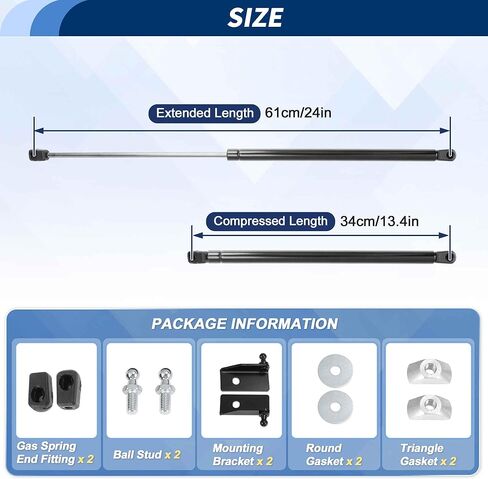 دعامات رفع الغطاء الأمامي لسيارة تويوتا جراند هايلاندر 2024 2025 دعامات غاز بونيه زنبركات الصدمات مع الملحقات in Kuwait