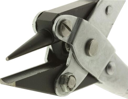 Chain-Nose Parallel Pliers with Spring, 5-1/2 inch long, Smoth Jaws: Apply even pressure every time. Jewelry Making and Repair Tool in Kuwait