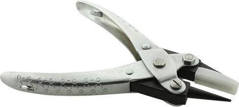 Chain-Nose Parallel Pliers with Spring, 5-1/2 inch long, Smoth Jaws: Apply even pressure every time. Jewelry Making and Repair Tool in Saudi Arabia