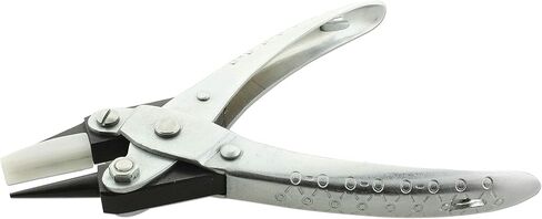 Chain-Nose Parallel Pliers with Spring, 5-1/2 inch long, Smoth Jaws: Apply even pressure every time. Jewelry Making and Repair Tool in Saudi Arabia