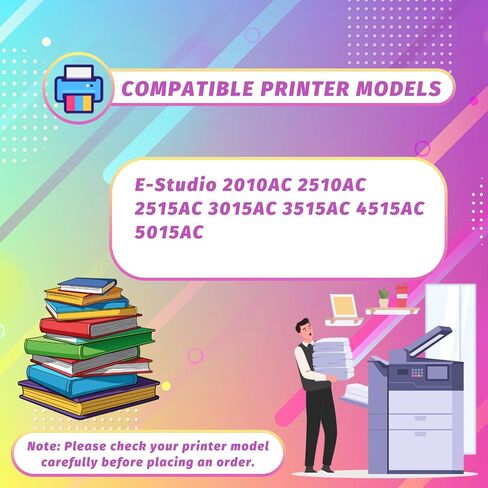 متوافقة مع خرطوشة حبر Toshiba T-FC415C لطابعة Toshiba E-Studio 2010AC 2510AC 2515AC 3015AC 3515AC 4515AC (4 عبوات سوداء) in Kuwait