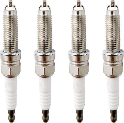 Iridium Spark Plugs,Automotive Replacement Spark Plugs 22401-JA01B,Completely Replace for ‎DILKAR6A11,9029,FXE20HR11,Pack of 4,3 Electrode in Saudi Arabia