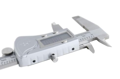 Accusize Industrial Tools Digital Caliper, 0-8''/0-200 mm Range by 0.0005''/0.01 mm Resolution, Large LCD, Ip54 Water Resistant, 2015-0200 in Kuwait