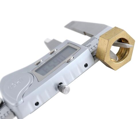 Accusize Industrial Tools Digital Caliper, 0-8''/0-200 mm Range by 0.0005''/0.01 mm Resolution, Large LCD, Ip54 Water Resistant, 2015-0200 in Kuwait
