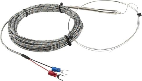 FTARP08 K Type 5m Metal screening Cable 1000mm 1m Flexible Probe sheathed thermocouple Temperature Sensor in Saudi Arabia