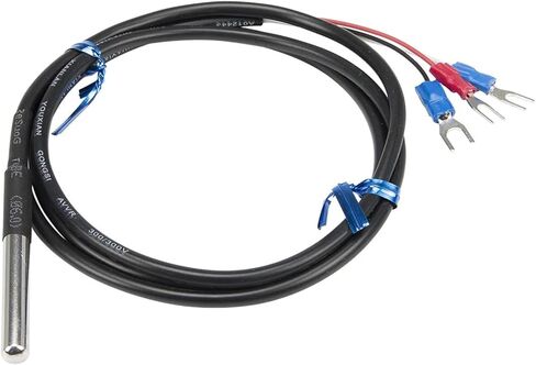 FTARP03 Cu50 Waterproof Type 1m Cable Polish Rod Probe Head RTD Temperature Sensor(5x50mm Probe) in Saudi Arabia