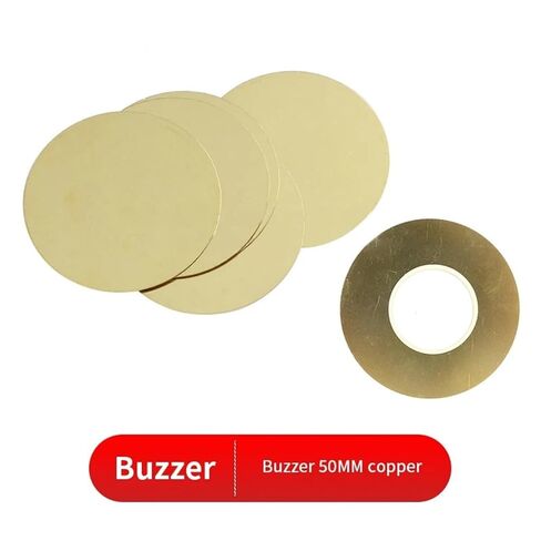 20PCS Piezoelectric Ceramic Wafer Plate Dia 35MM 50MM Piezo Buzzer Copper Sheet with Copper Wire, for Speaker(Buzzer-50mm) in Kuwait