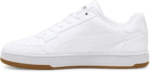 حذاء رياضي رجالي من PUMA Caven 2.0، White-Gold-Gum، 11.5 in Kuwait