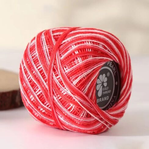 1pc Cotton Yarn Balls Cotton Medium Weight for Crochet Knitting DIY Crafts Beginner Friendly (Yellow Green White) in Saudi Arabia