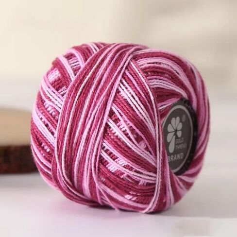 1pc Cotton Yarn Balls Cotton Medium Weight for Crochet Knitting DIY Crafts Beginner Friendly (Yellow Green White) in Saudi Arabia