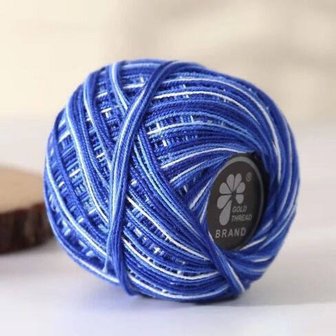 1pc Cotton Yarn Balls Cotton Medium Weight for Crochet Knitting DIY Crafts Beginner Friendly (Yellow Green White) in Saudi Arabia
