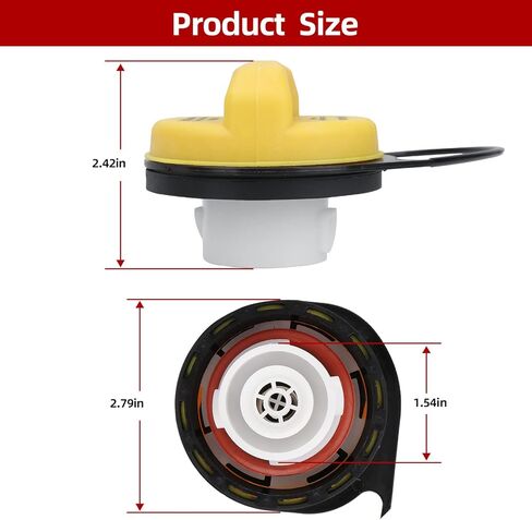 Gas Cap,Fuel Tank Cap Replacement 20915990 GT295 Compatible with Chevy GMC Cadillac 2007-2011 Silverado 1500,Tahoe,Sierra 1500,Yukon,2009-2011 Escalade in Saudi Arabia