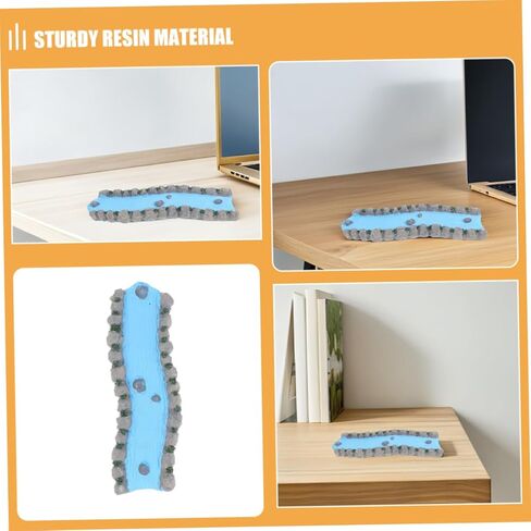 NUOBESTY 2Pcs Miniature Resin River Stream for Model Train Scenery DIY Garden Water Feature Miniature Landscape Accessory for Sand Table and Fairy Garden Decor Durable and Versatile in Saudi Arabia