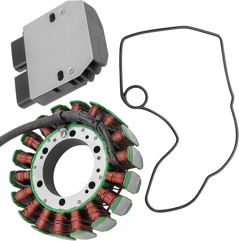 Caltric Stator Regulator Rectifier and Gasket Compatible With Polaris Ranger Crew 570 Efi 2014-2015 in Saudi Arabia