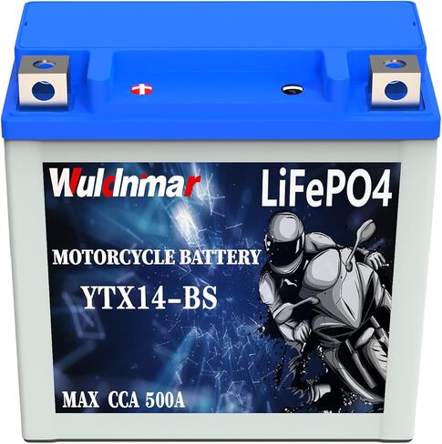 YTX14 BS ATV Lithium Powersport Battery 12.8V 9Ah Motorcycle Battery with Smart BMS,Replacement ATV, UTV, Motorcycle, Scooter, Snowmobile, 4 Wheeler in Kuwait