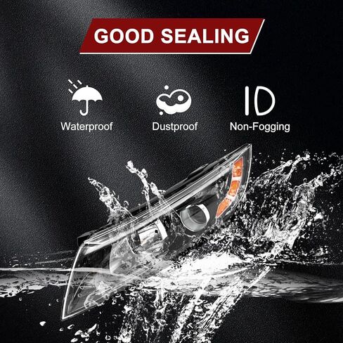 Headlight Assembly Compatible with 2014 2015 Kia Optima Halogen Headlights Assembly w/Bulbs Replacement Headlamp 921014C500 921024C500 (Driver and Passenger Side) in Saudi Arabia
