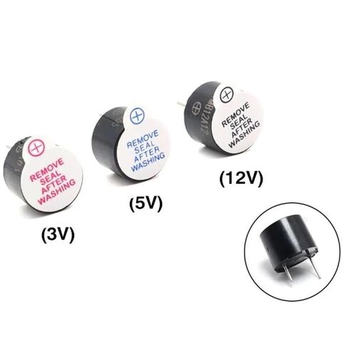 TMB12A03 TMB12A05 TMB12A12 3v 5v 12v Active Buzzer Magnetic Long Continous Beep Tone 12 * 9.5mm 12095(TMB12A03 3V) in Saudi Arabia