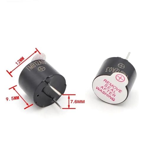 TMB12A03 TMB12A05 TMB12A12 3v 5v 12v Active Buzzer Magnetic Long Continous Beep Tone 12 * 9.5mm 12095(TMB12A03 3V) in Saudi Arabia