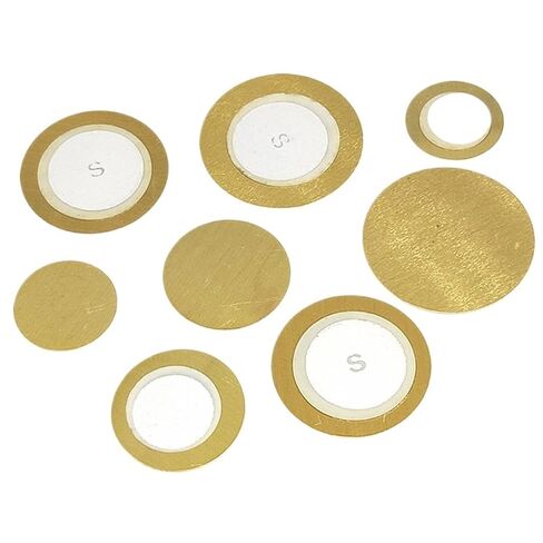 10pcs Piezo Elements Buzzer Sounder Sensor Trigger Drum Disc Copper Piezo Speaker 12MM 20MM 27MM 35MM 50MM Piezoelectric(10pcs 20MM) in Saudi Arabia
