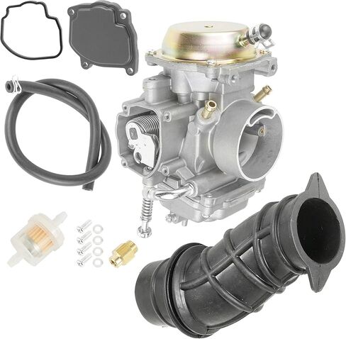 Caltric Carburetor and Air Box Intake Boot Compatible with Polaris Sportsman 700 2002 2003 2004 2005 2006 in Saudi Arabia