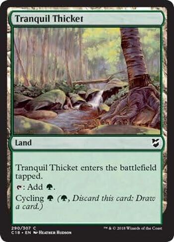 Magic: The Gathering - Tranquil Thicket - Commander 2018 in Saudi Arabia